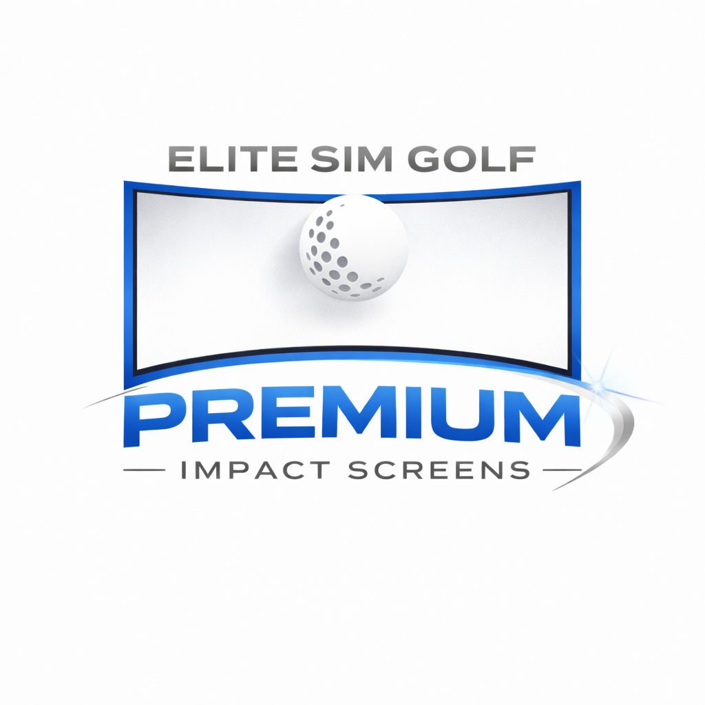 Premium Golf Simulator Impact Screen by Elite Sim Golf
