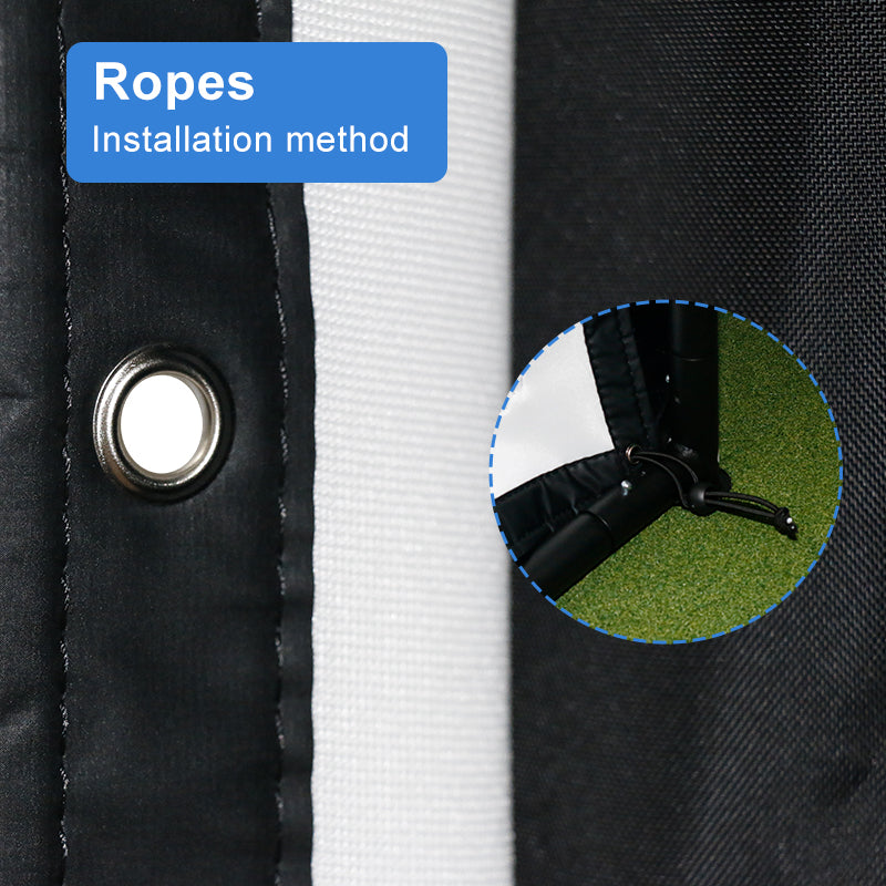 Eagle 12 Golf Simulator Enclosure by Elite Sim Golf featuring 4:3 screen, heavy-duty steel frame, and premium interior finish