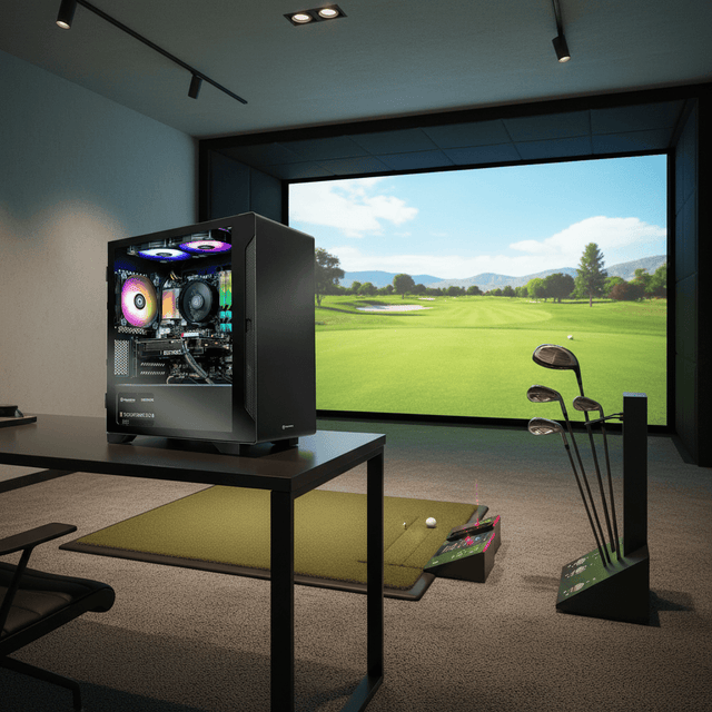 4K Golf Simulator Desktop PC by Elite Sim Golf - Elite Sim Golf