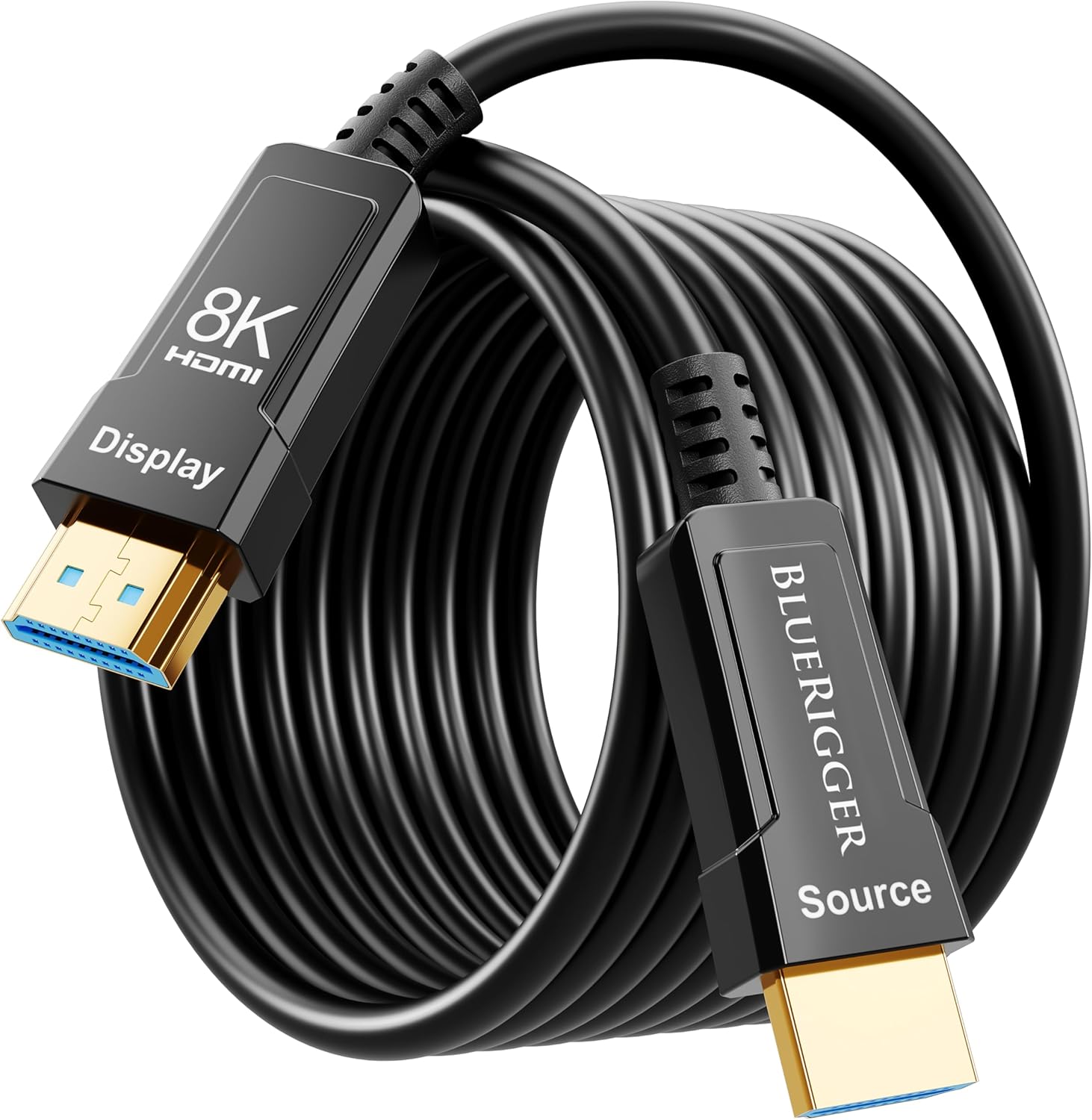 8K Fiber Optic HDMI Cable 50FT - Elite Sim Golf