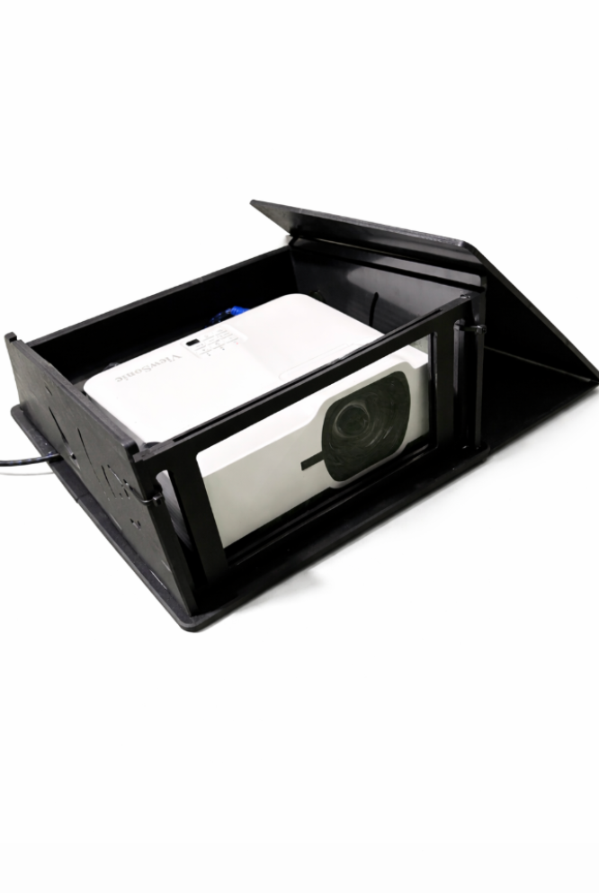 FloorShield Pro Golf Simulator Projector Floor Mount Enclosure