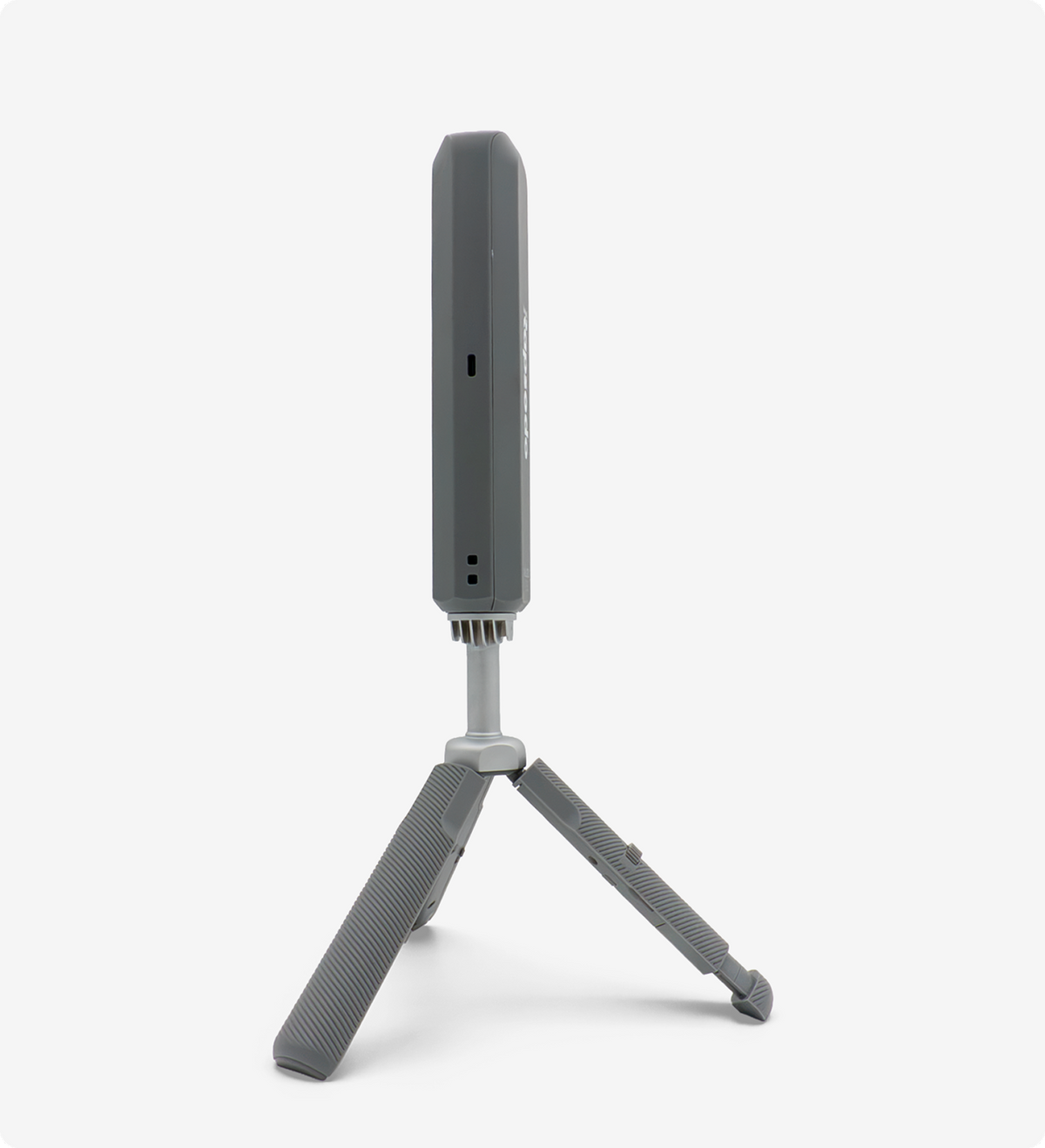 Rapsodo MLM2XPRO golf launch monitor side view on adjustable tripod
