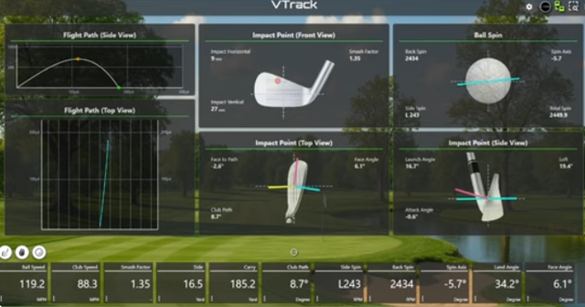 VTrack Golf Launch Monitor