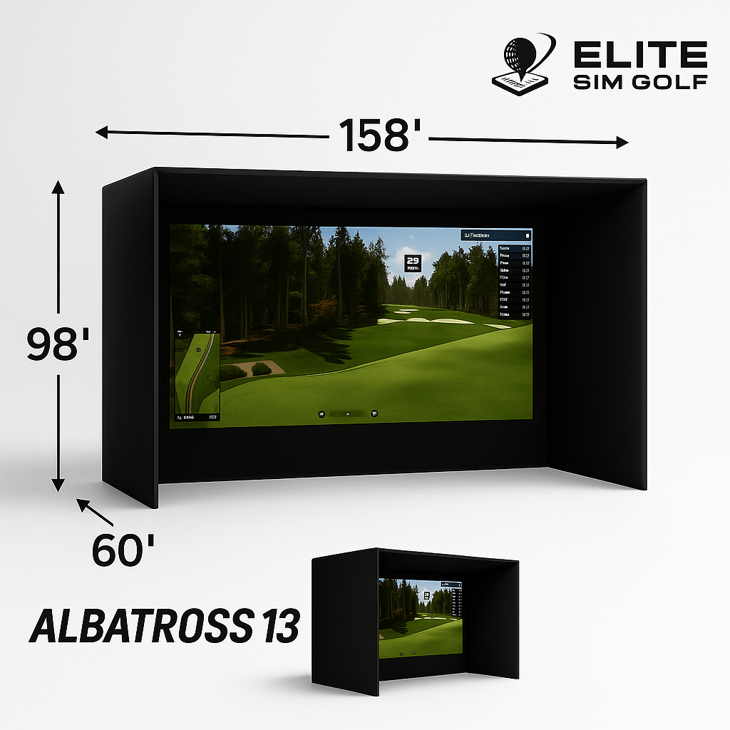 Albatross 13S golf simulator enclosure