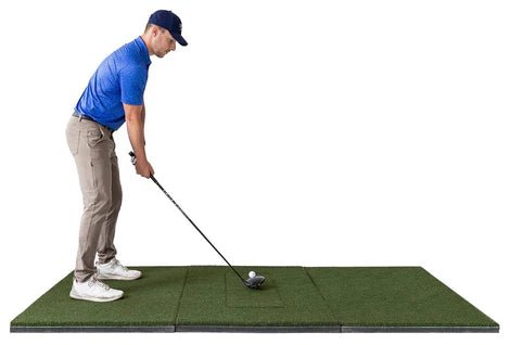 Beaver Tail Double Wide Golf Simulator Mat (4ft x 8.25ft) - Elite Sim Golf