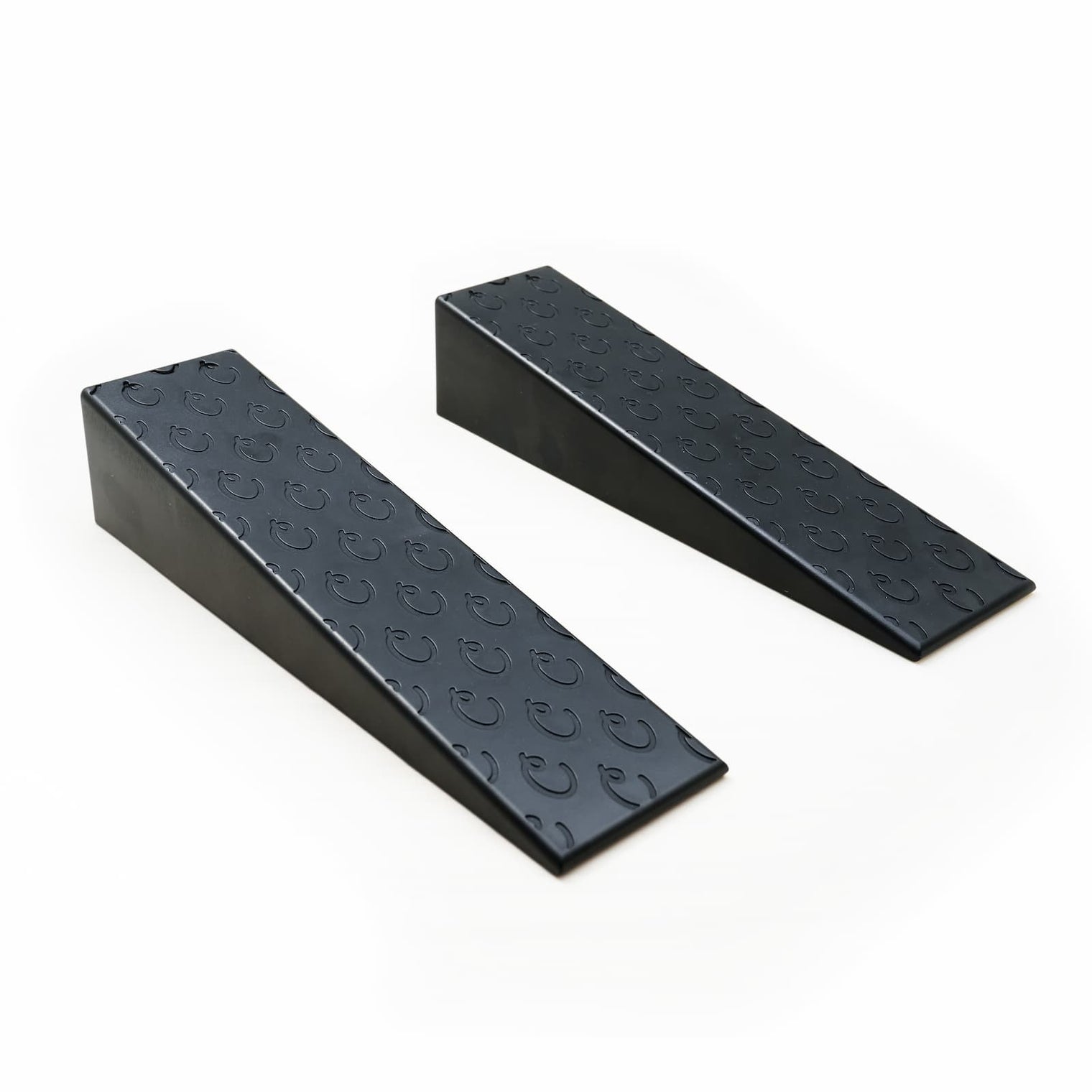 Carl's adjustable floor wedges for projectors, set of two