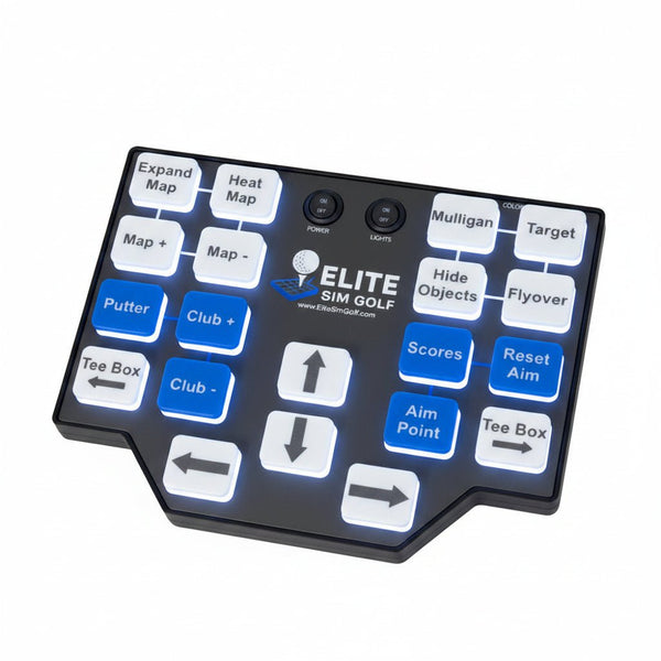 Flex 4 GSPro Wireless Controller (Elite Sim Golf Edition) by Club Keyboard - Elite Sim Golf