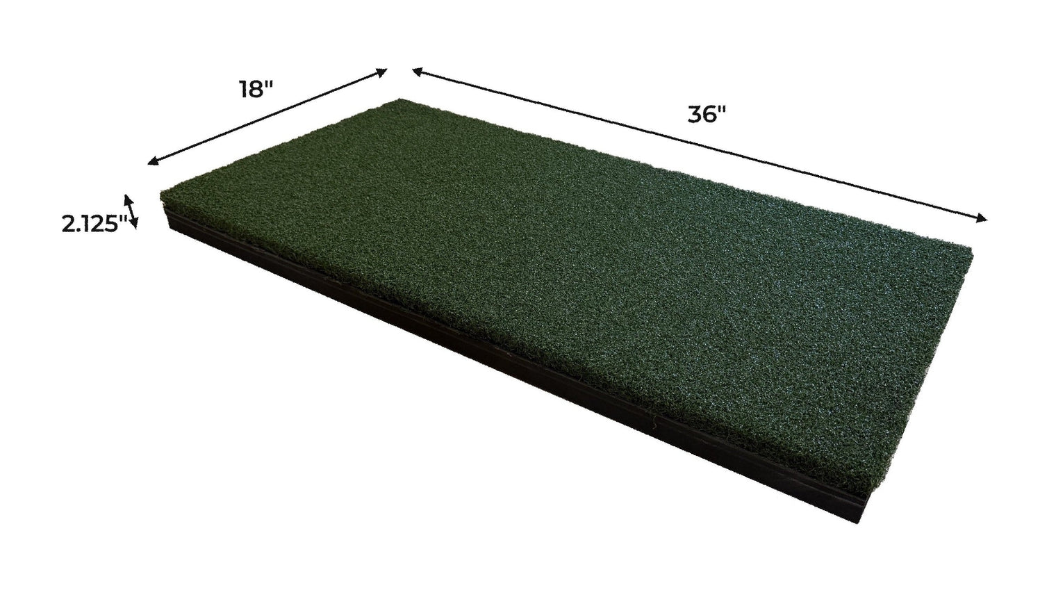 Beaver Tail XL (36 x 18in) Golf Simulator Hitting Strip