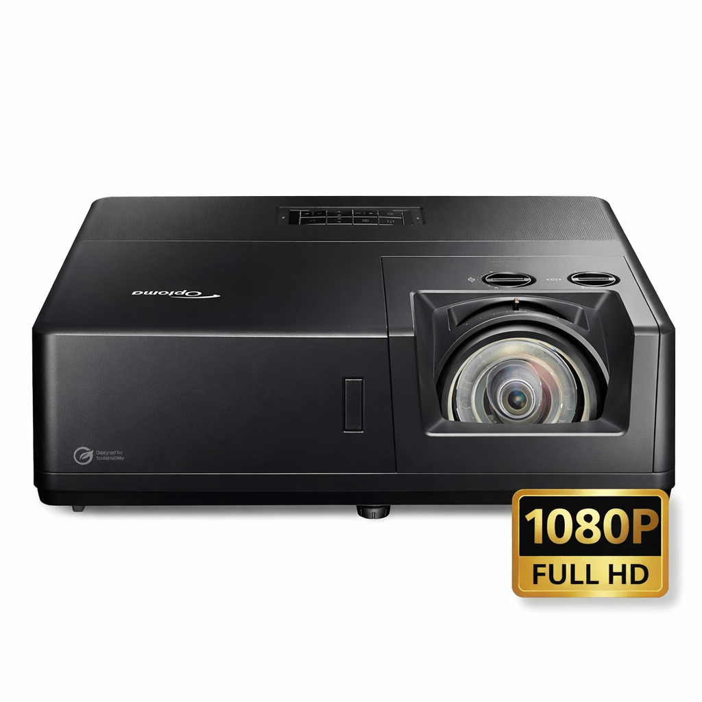 Optoma ZU507TST 5000-Lumens WUXGA Short Throw Golf Simulator Projector - Elite Sim Golf