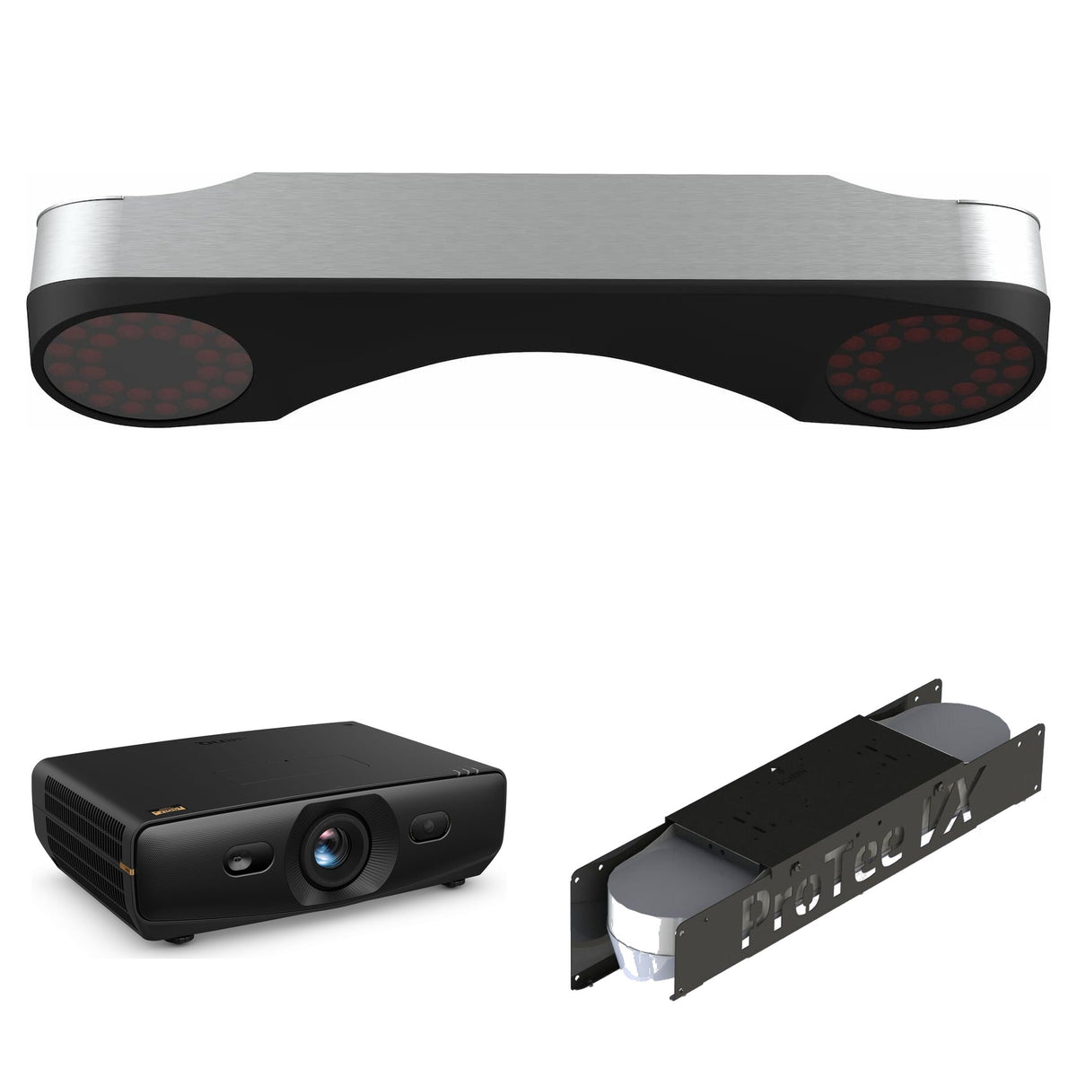 ProTee VX Overhead Launch Monitor + BenQ AK900ST 4K Projector + Forward Design VX Protector Combo