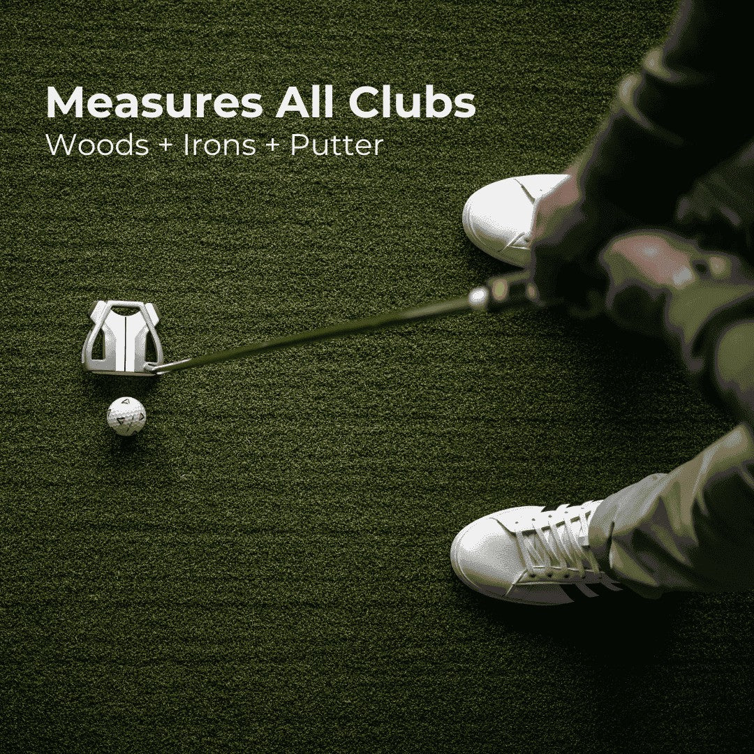 RSG One measures woods irons and putter