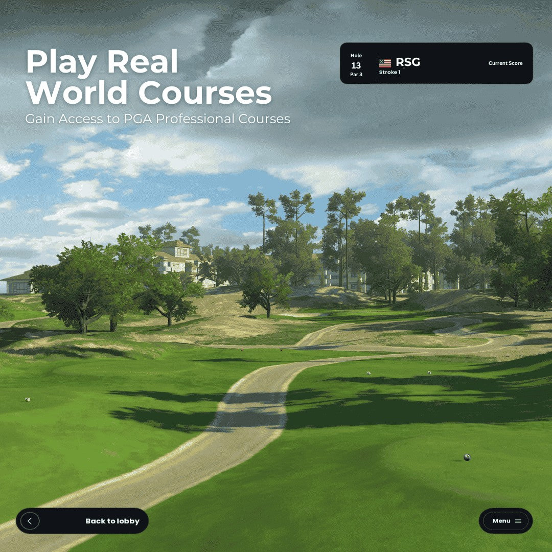 RSG Club real world golf course gameplay