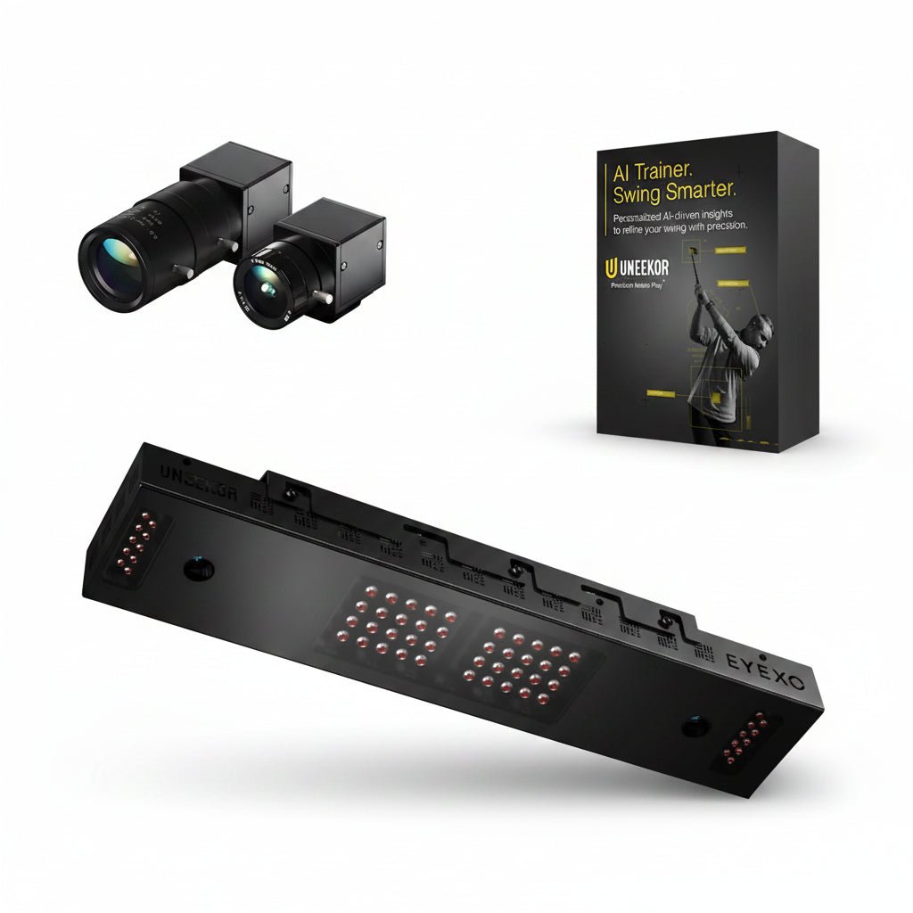 Uneekor EYE XO Overhead Launch Monitor AI Studio Bundle - Elite Sim Golf