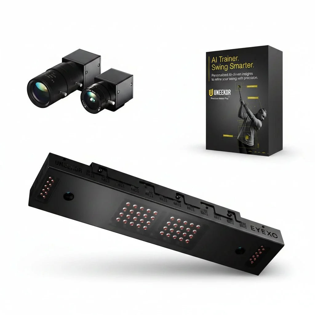 Uneekor EYE XO Overhead Launch Monitor AI Studio Bundle - Elite Sim Golf