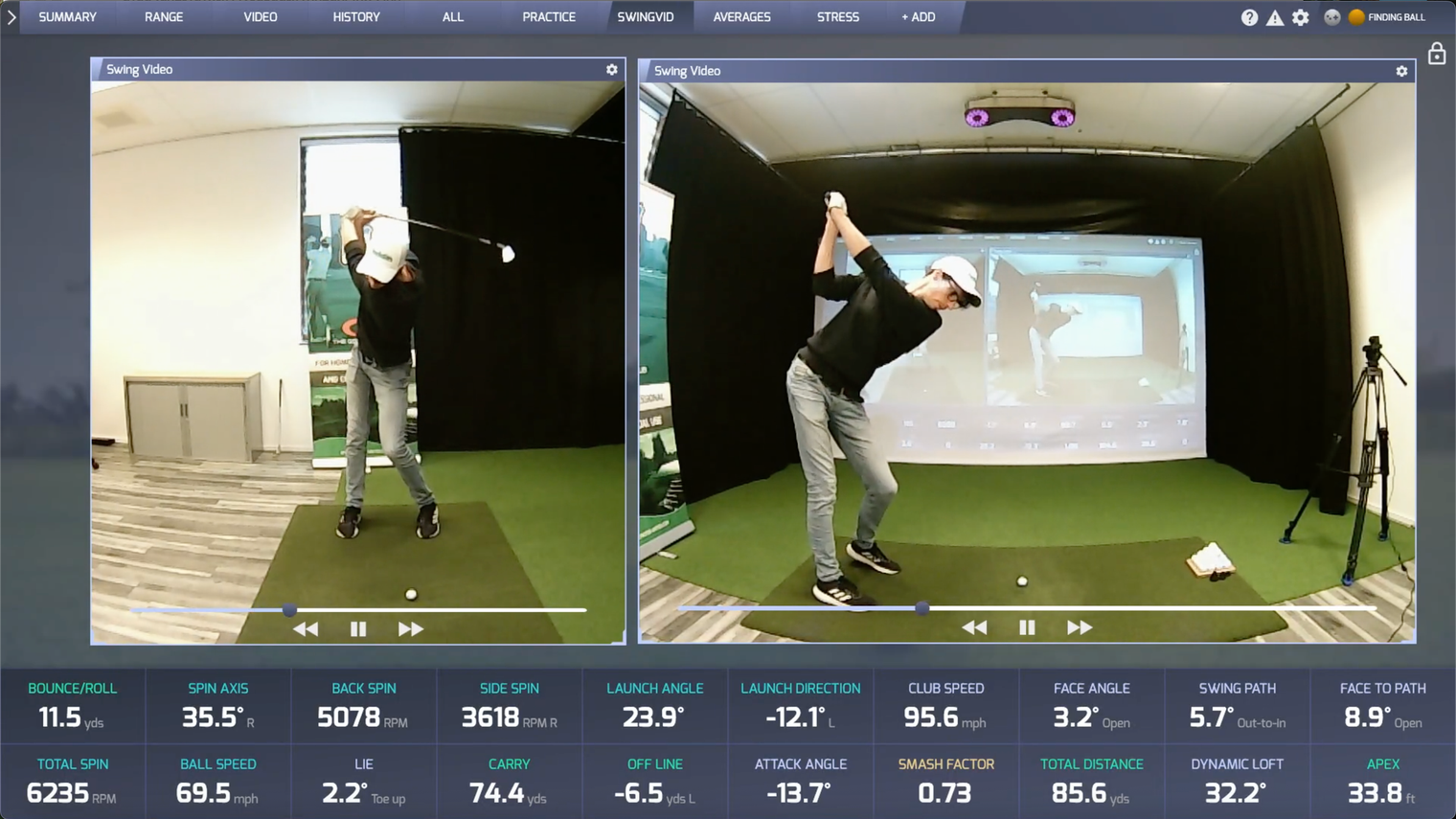 ProTee VX Overhead Golf Launch Monitor