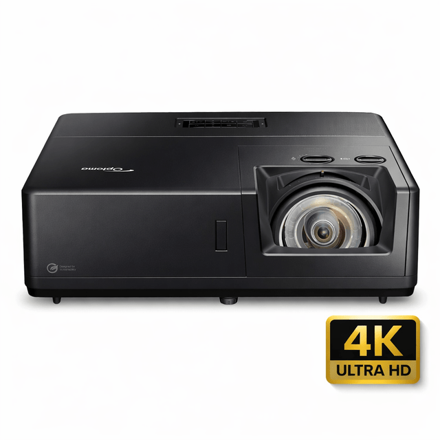 Optoma ZK608TST 4K 6000-Lumens UHD Short Throw Golf Simulator Projector