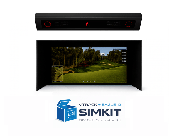 VTrack Overhead Build Your Own SimKit — Choose Your Projector, Enclosure & Mat - Elite Sim Golf