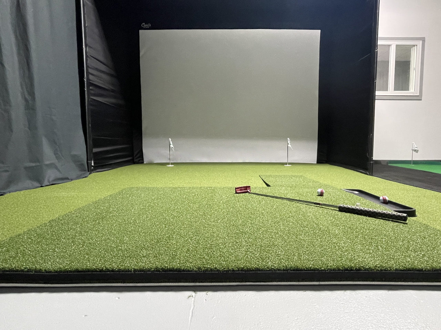 Big Moss Commander GST Putting Studio for Elite Sim Golf Birdie 10 Enclosure