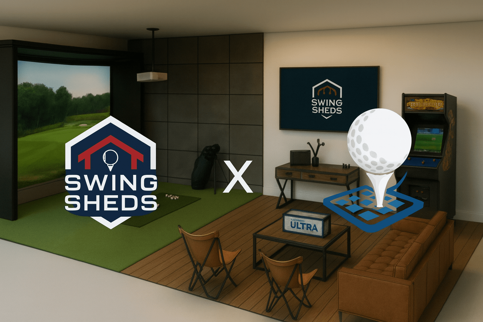 Elite Sim Golf x Swing Sheds: Luxury Backyard Golf Simulator Studios - Elite Sim Golf