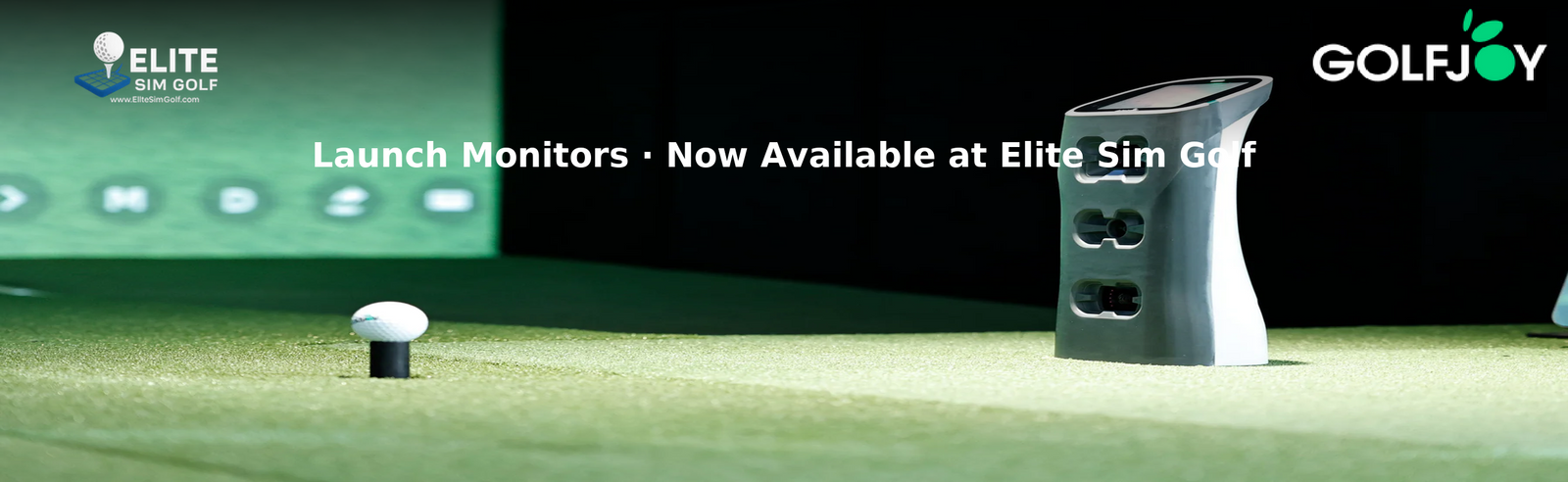 Elite Sim Golf Now Offers GolfJoy Launch Monitors: Camera-Based Accuracy for Serious Home Sims