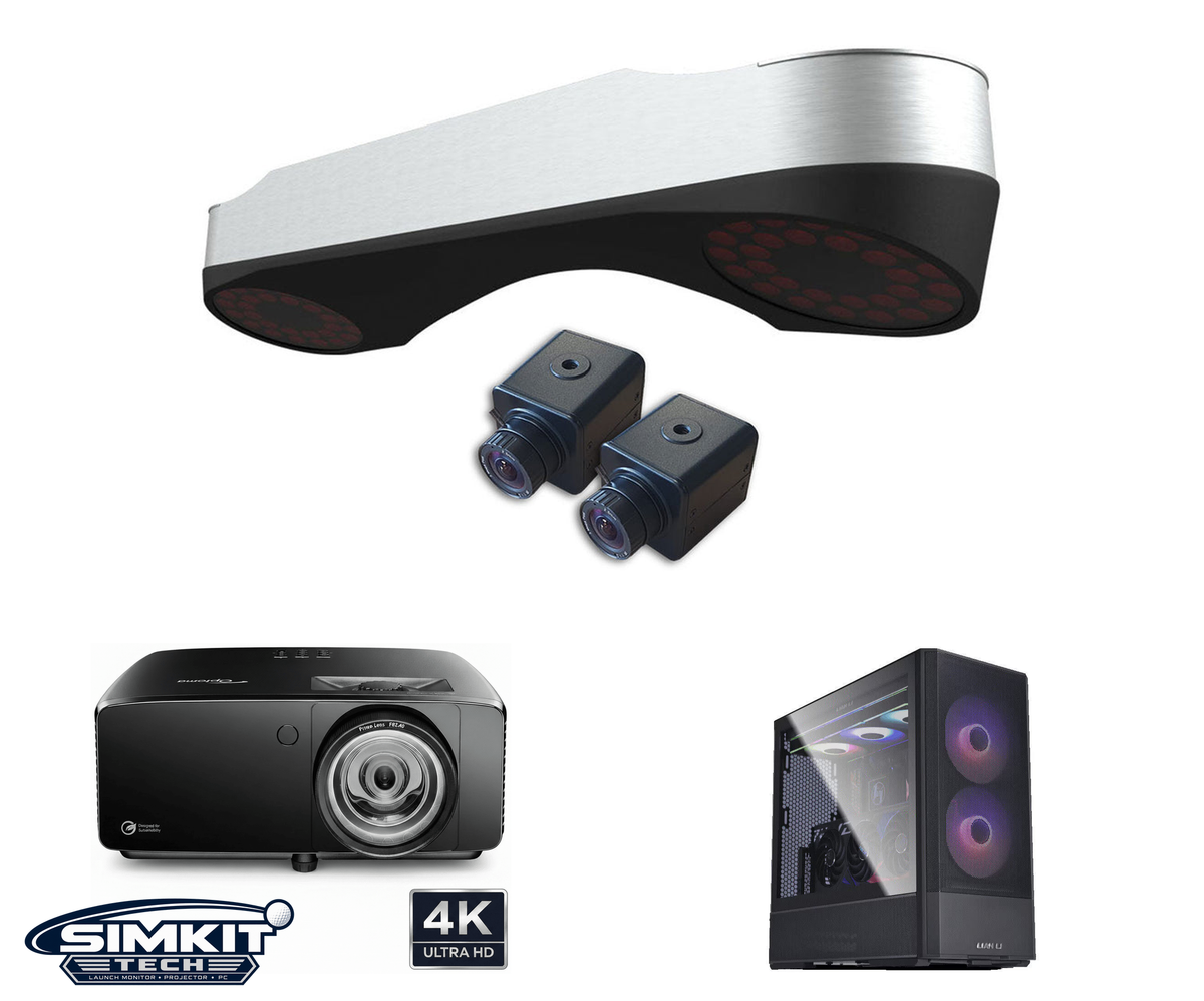 ProTee VX Overhead Launch Monitor + Optoma ZK521ST-B + Gaming PC Package