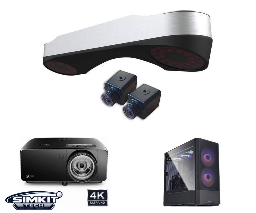 ProTee VX Overhead Launch Monitor + Optoma ZK521ST-B + Gaming PC Package