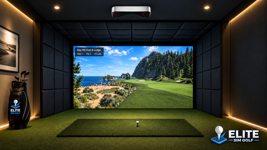 ProTee VX Custom Installed Golf Simulator Room Package