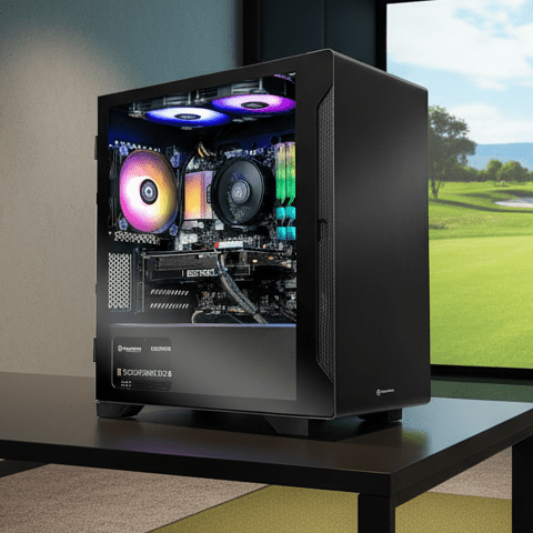 4K Golf Simulator Desktop PC by Elite Sim Golf - Elite Sim Golf