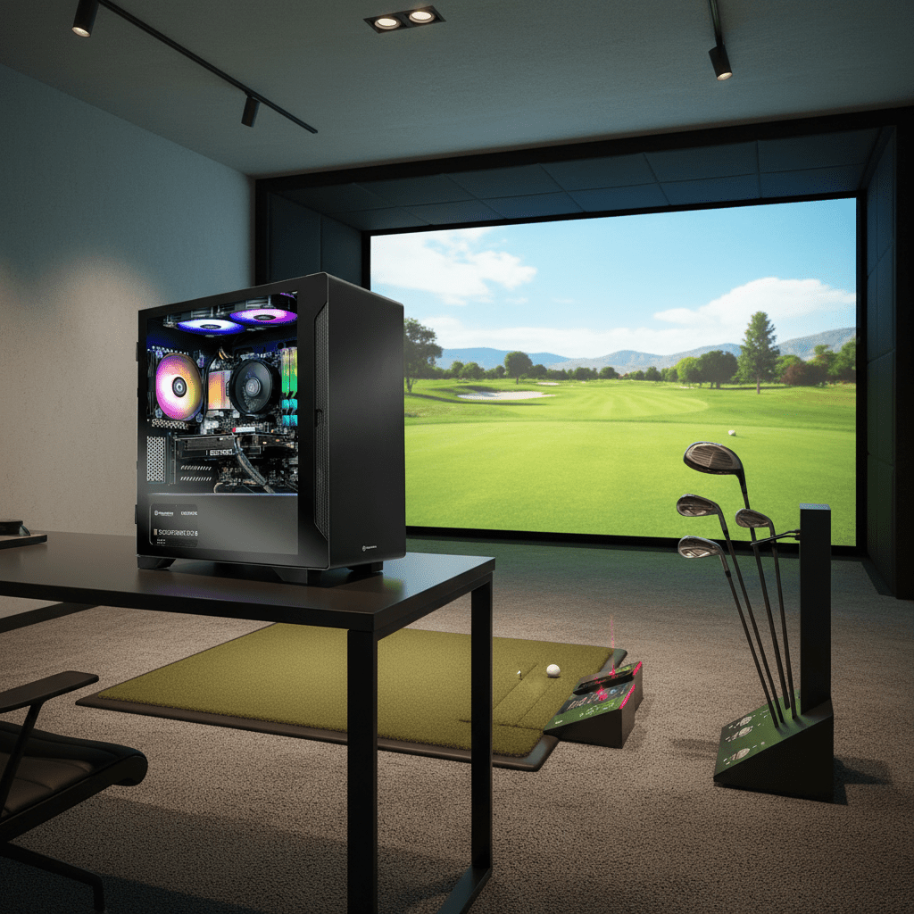 4K Golf Simulator Desktop PC by Elite Sim Golf - Elite Sim Golf