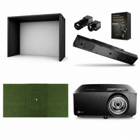 Uneekor EYE XO2 Overhead Launch Monitor Premium 4K Package (Enclosure Choice + Optoma ZK521ST-B)