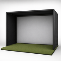 Elite Sim Golf PRO Series 12x9 Golf Simulator Enclosure