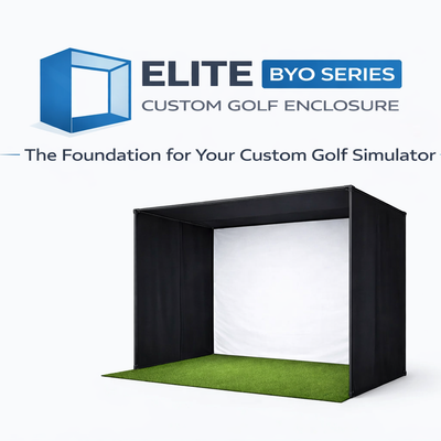 DIY 10 Golf Simulator Enclosure with Premium Impact Screen