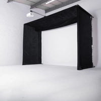 GolfBays Lux Golf Simulator Hitting Enclosure