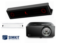 VTrack + Optoma ZK521ST-B Launch Bundle — Overhead Launch Monitor + 4K Laser Projector