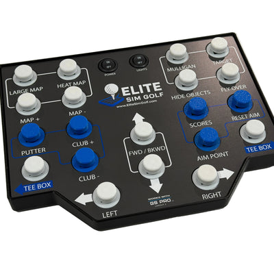 Elite 2 GSPro Wireless Controller (Elite Sim Golf Edition) by Club Keyboard