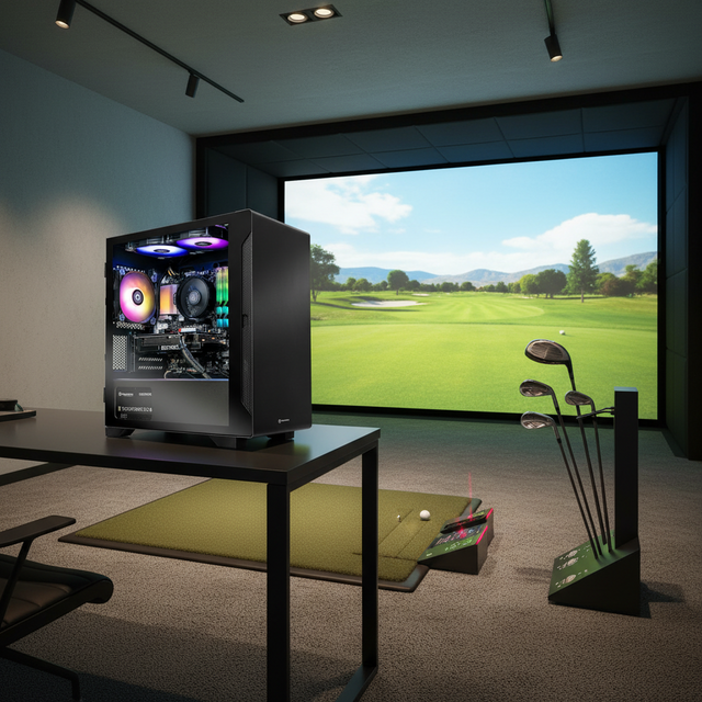 4K Golf Simulator Desktop PC by Elite Sim Golf