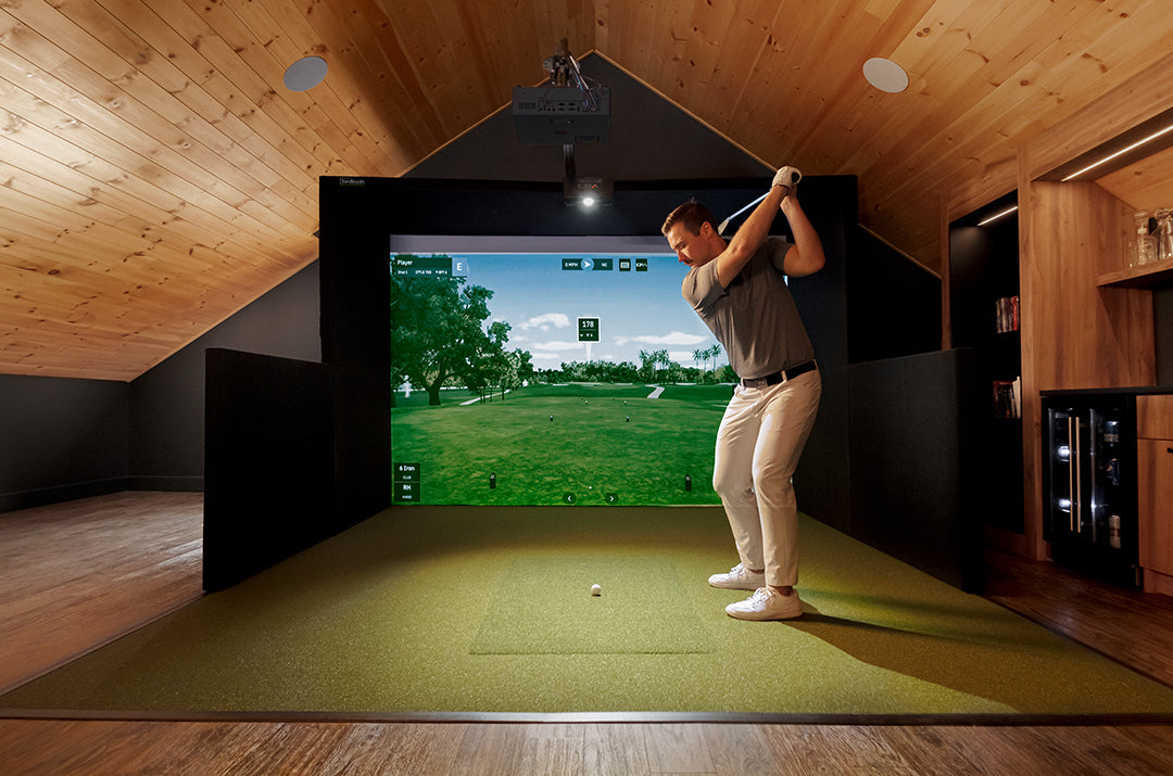 SimBooth 1 golf simulator enclosure