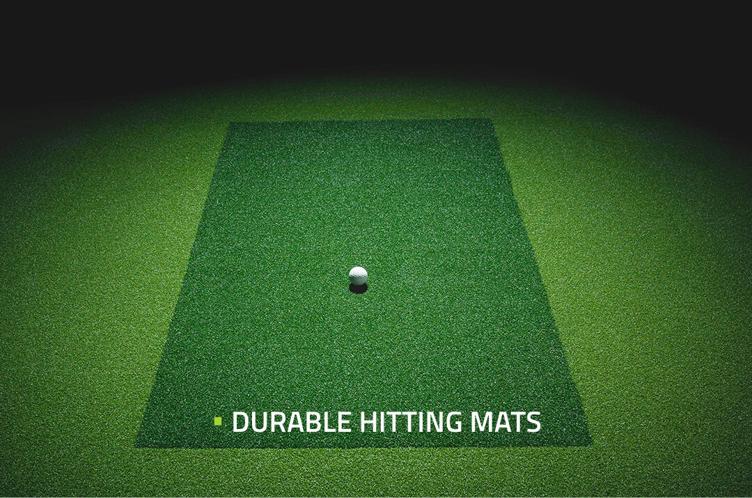 SimBooth commercial hitting mat