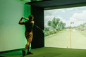 SimBooth 2 golf simulator enclosure
