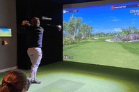 SimBooth 3 golf simulator enclosure