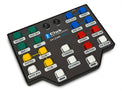 Club Keyboard Switch 20-button GSPro wireless controller in Cart Path Gray