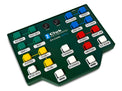 Club Keyboard Switch 20-button GSPro wireless controller in Deep Rough Green