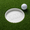 Regulation 4.25 inch putting cup included in subfloor kit