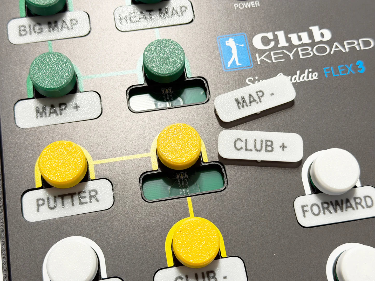 Club Keyboard Flex 3 Wireless GSPro Controller - 20 Button
