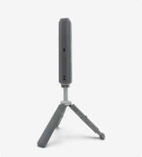 Rapsodo MLM2XPRO golf launch monitor side view on adjustable tripod