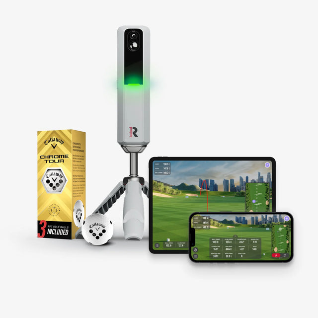 Rapsodo MLM2PRO™ w/ Callaway Chrome Tour Balls w/ RPT-Elite Sim Golf