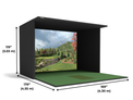 SimBooth 3 golf simulator enclosure
