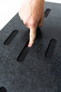 Beaver Tail Double Wide Golf Simulator Mat (4ft x 8.25ft) with the Most Realistic Hitting Strip Insert for Joint Injury Prevention