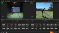 Trackman Performance Studio swing video from the USB Swing Camera