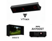 VTrack Overhead Launch Monitor Premium 1080P Package with 10ft Enclosure (Birdie 10 + AH700ST)